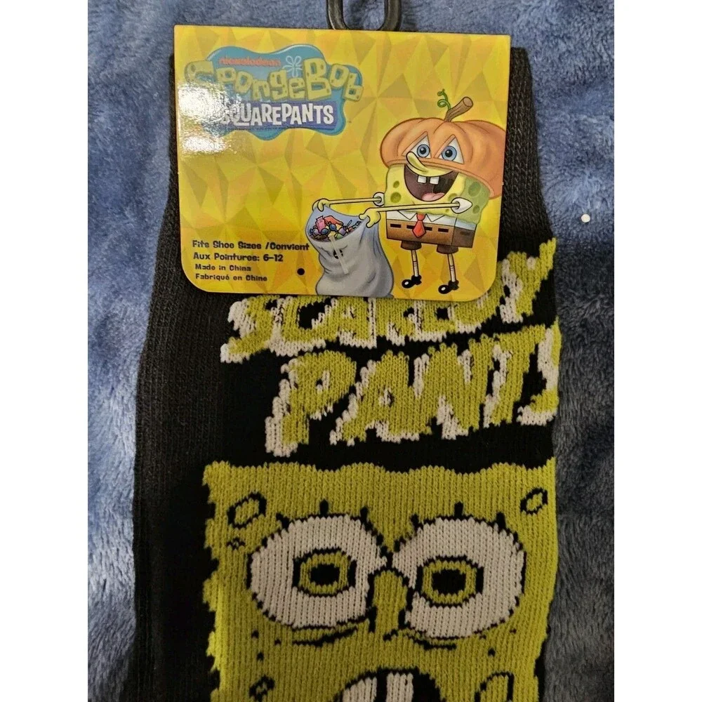 Nickelodeon scaredypants halloween socks